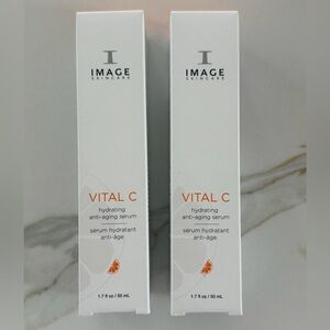 2-TWO FULL SZ Vital C I IMAGE skincare Hydrating Serum TWO FULL NEW 1.7 oz